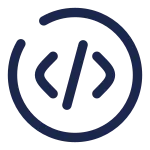 Code Circle SVG Icon